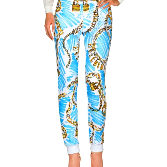 MOSCHINO Joggers Set with Crop Top  Hoodie - Picture 13 of 17